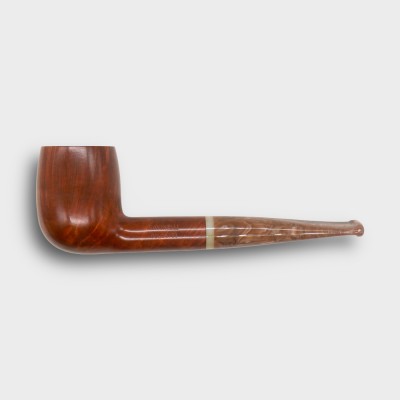 Savinelli Dolomiti 128 Smooth Light Brown Fishtail 9mm Pipe (SAV2132)