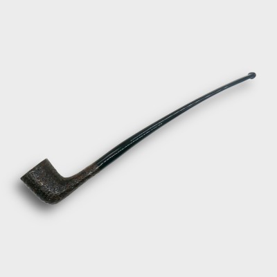 Savinelli Churchwarden 404 Brownblast Bent Fishtail Pipe (SAV2134)