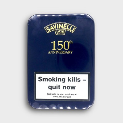 Savinelli 150th Anniversary Limited Edition Pipe Tobacco 100g Tin