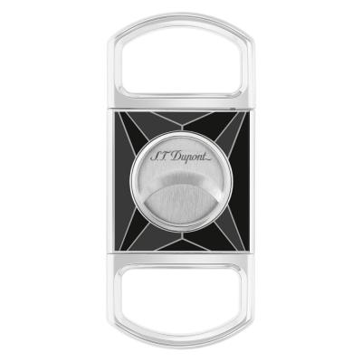 ST Dupont Cigar Cutter - Fire X - Black & Chrome