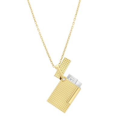 ST Dupont Lighter Necklace - Gold