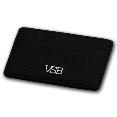 VSB London Black Leather Card Holder