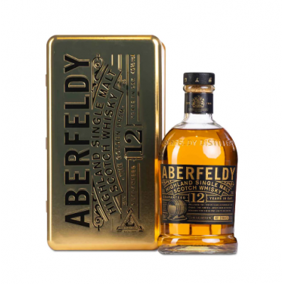 Aberfeldy 12 Year Old Limited Edition Gold Bar Tin - 40% 70cl