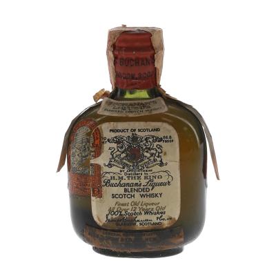 Buchanans 12 Year Old Spring Cap Bottled 1930s Alex D Shaw & Co. Miniature - 43.4% 4.7cl