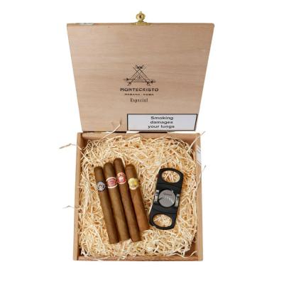Cuban Gift Box Sampler - 4 Cigars with Cutter