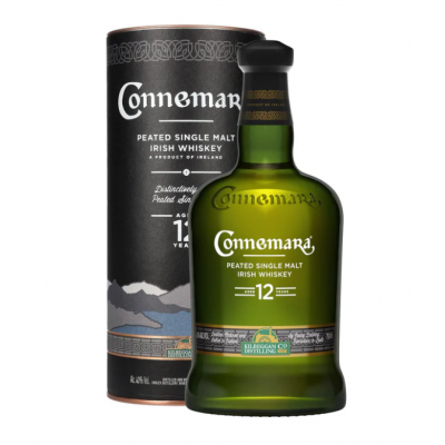 Connemara 12 Year Old Peated Irish Single Malt Whiskey - 40% 70cl