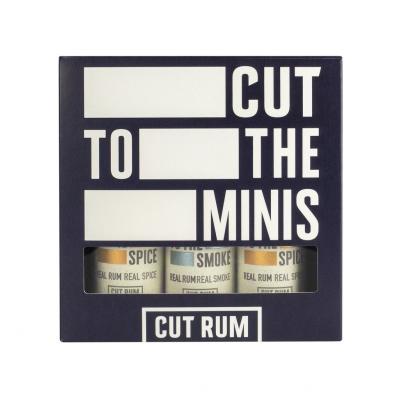 Cut Rum Cut To The Minis Trio 3x5cl Gift Pack