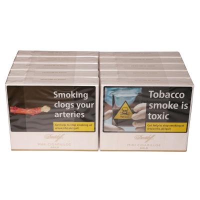 Davidoff Mini Cigarillos Gold Cigar - 10 x Pack of 20 (200) Bundle Deal