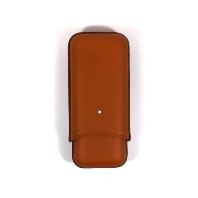 Dunhill Sidecar Cigar Case Robusto - Terracotta - Fits 2 Cigars