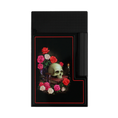 ST Dupont Lighter - Ligne 2 - Memento Mori Black