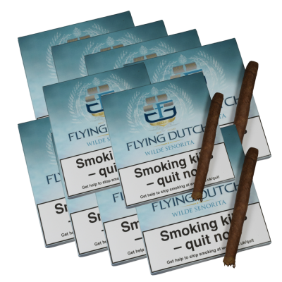 Flying Dutch Wilde Senoritas Cigar - 10 Packs of 10 (100) Bundle Deal