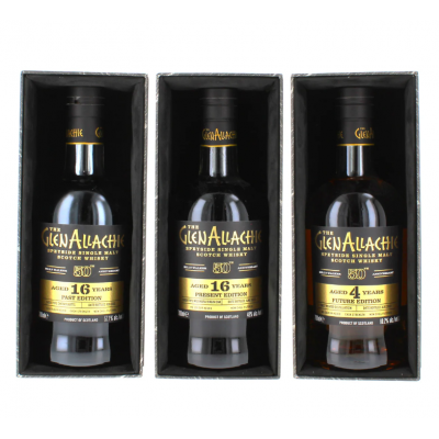 Glenallachie Billy Walker 50th Anniversary Past, Present and Future Triology Set - 3x70cl