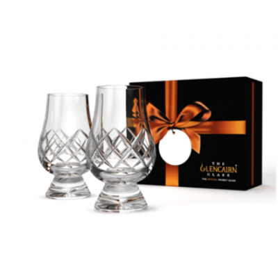 Glencairn Crystal Cut Glass Set of 2 Gift Set
