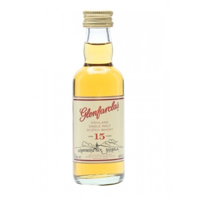 Glenfarclas 15 Year Old Miniature - 5cl 46%