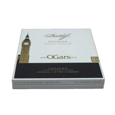 Empty Davidoff London 2018 Lancero Orchant Seleccion Cigar Box