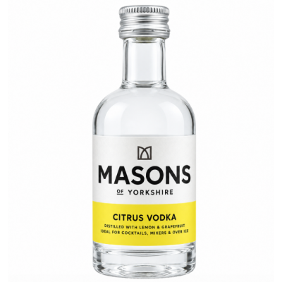 Masons Of Yorkshire Citrus Vodka Miniature - 40% 5cl