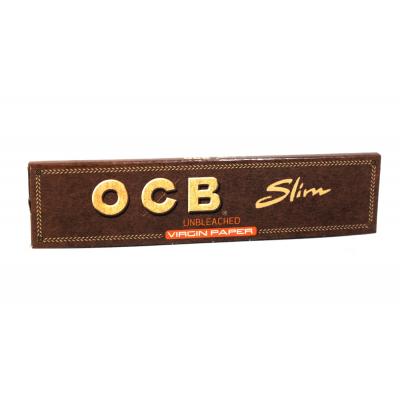OCB Unbleached Slim Kingsize Virgin Rolling Papers 1 Pack - End of Line
