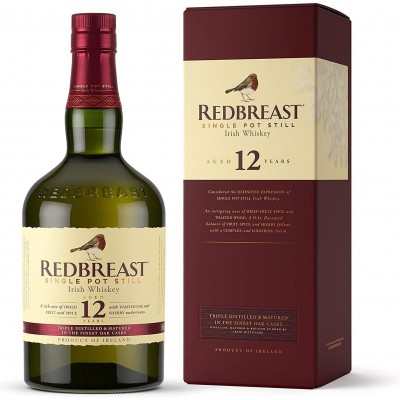Redbreast 12 Year Old Cask Strength Whiskey - 57.5% 70cl