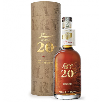 Ron Santiago de Cuba 20 Year Old Extra Anejo Gran Reserva Rum - 40% 70cl