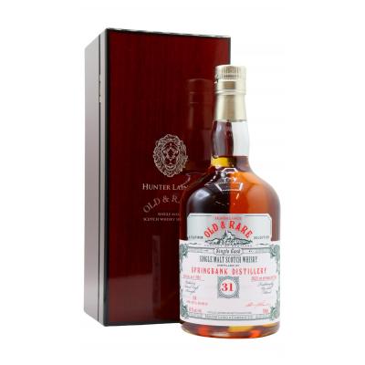 JANUARY SALE - Springbank 31 Year Old 1991 Old & Rare Platinum (Hunter Laing) Whisky - 49.3% 70cl