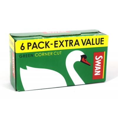 Swan Regular Green Rolling Papers 6 Pack - Extra Value