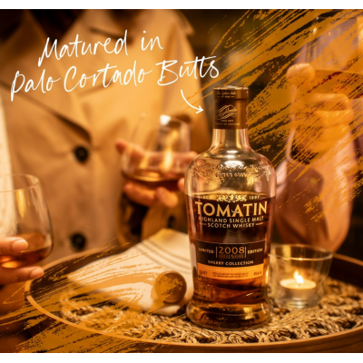 Tomatin 15 Year Old 2008 Palo Cortado Edition - 46% 70cl