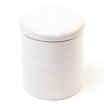 Savinelli Ceramic Cylindrical Rolling Tobacco Jar - Craquel (End of Line)