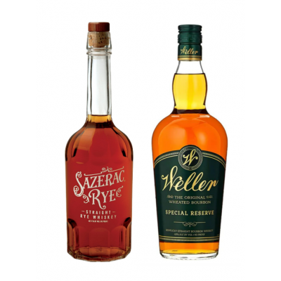 JANUARY SALE - SPECIAL OFFER BUNDLE DEAL - Weller Special Reserve & Sazerac 6 Year Old Straight Rye Whiskey