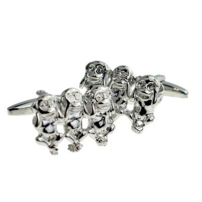 Three Wise Monkeys Cufflinks