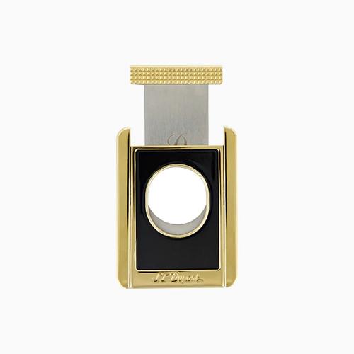 ST Dupont Cigar Cutter & Cigar Stand - Black & Gold