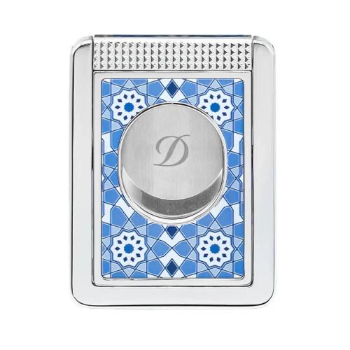 ST Dupont Cigar Cutter & Cigar Stand - Alhambra Blue & Chrome