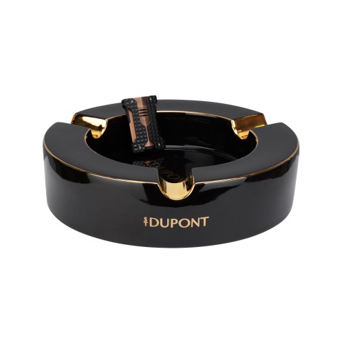 ST Dupont XL Cigar Ashtray - Black Golden
