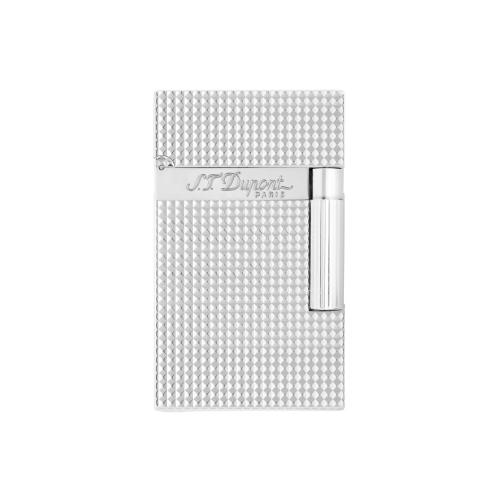 JANUARY SALE - ST Dupont Lighter - Ligne 2 - Diamond Head Silver Finish