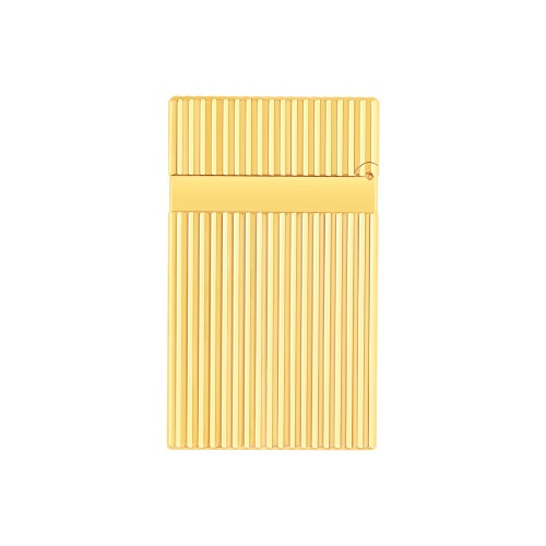 ST Dupont Lighter - Ligne 2 - Gold Vertical Lines