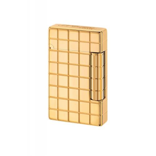 ST Dupont Lighter - Initial - Square Golden Bronze