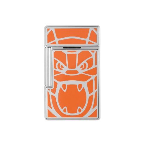 ST Dupont Lighter - Biggy - Orlinski Kong - Orange & Chrome