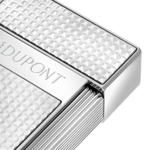 ST Dupont Lighter - Biggy - Diamond Silver