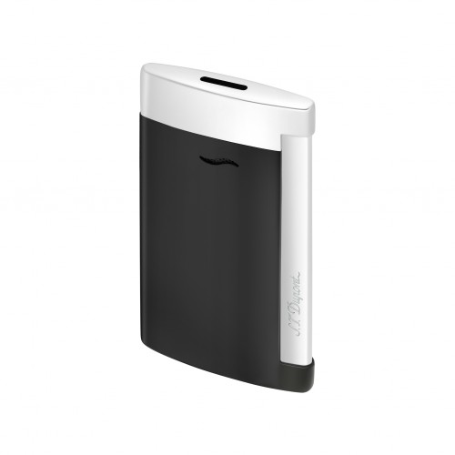 ST Dupont Lighter - Slim 7 Flat Flame Torch - Black Lacquer