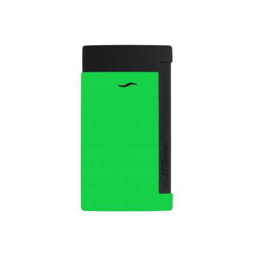 ST Dupont Lighter - Slim 7 Flat Flame Torch - Fluo Green