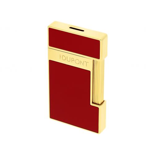 ST Dupont Lighter - Slimmy - Red & Gold