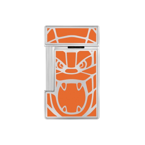 ST Dupont Lighter - Slimmy - Orlinski Kong - Orange & Chrome