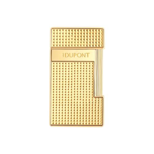 ST Dupont Lighter - Slimmy - Golden Diamond Head