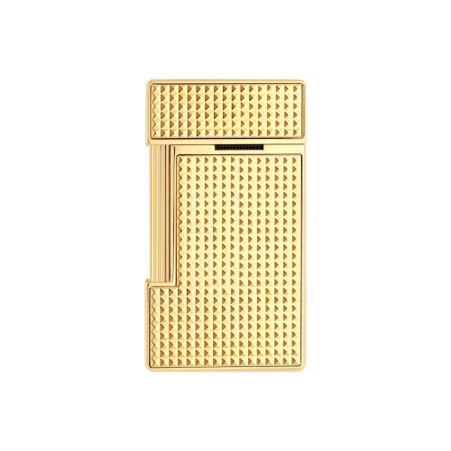 ST Dupont Lighter - Slimmy - Golden Diamond Head