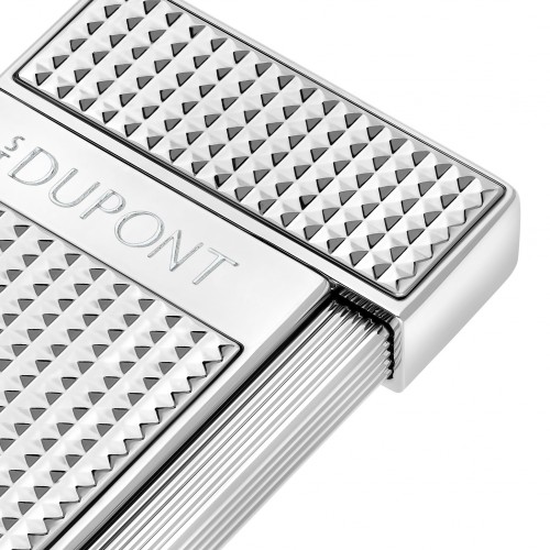 ST Dupont Lighter - Slimmy - Chrome Diamond Head