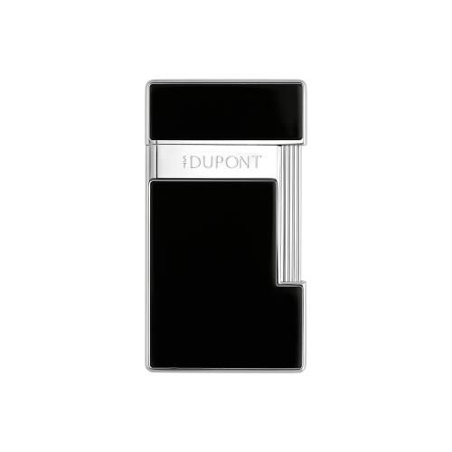 ST Dupont Lighter - Slimmy - Black Lacquer & Chrome