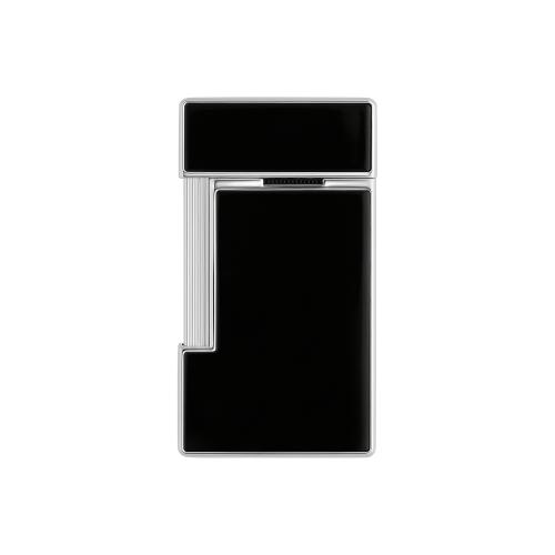 ST Dupont Lighter - Slimmy - Black Lacquer & Chrome