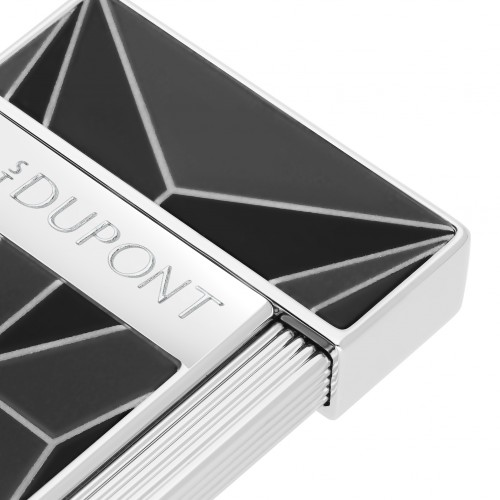 ST Dupont Lighter - Slimmy - Fire X Black