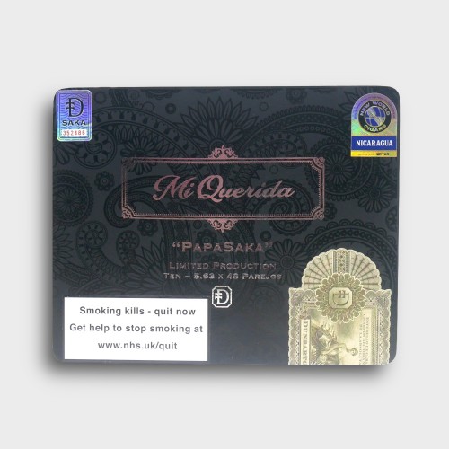 Dunbarton Tobacco & Trust Mi Querida Black Papa Saka Cigar - Box of 10