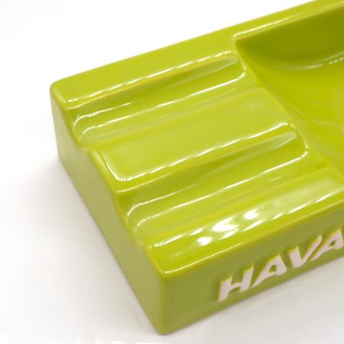 Havana Club Collection Ashtray - El Secundo Double Cigar Ashtray - Fennel Green