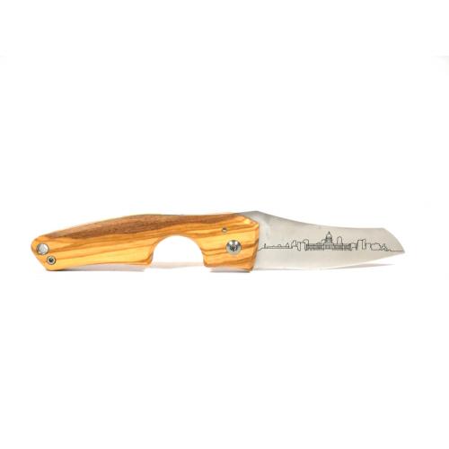 Les Fines Lames Le Petit - The Cigar Pocket Knife - Skyline Series Havana Olive wood